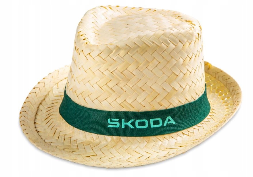 Шапка Škoda бежевая R. универсальная