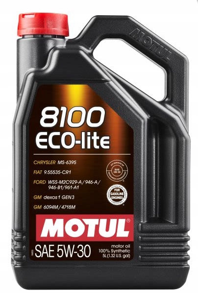 

Motul 8100 Eco-lite 5W30 5L Gm dexos1 GEN2