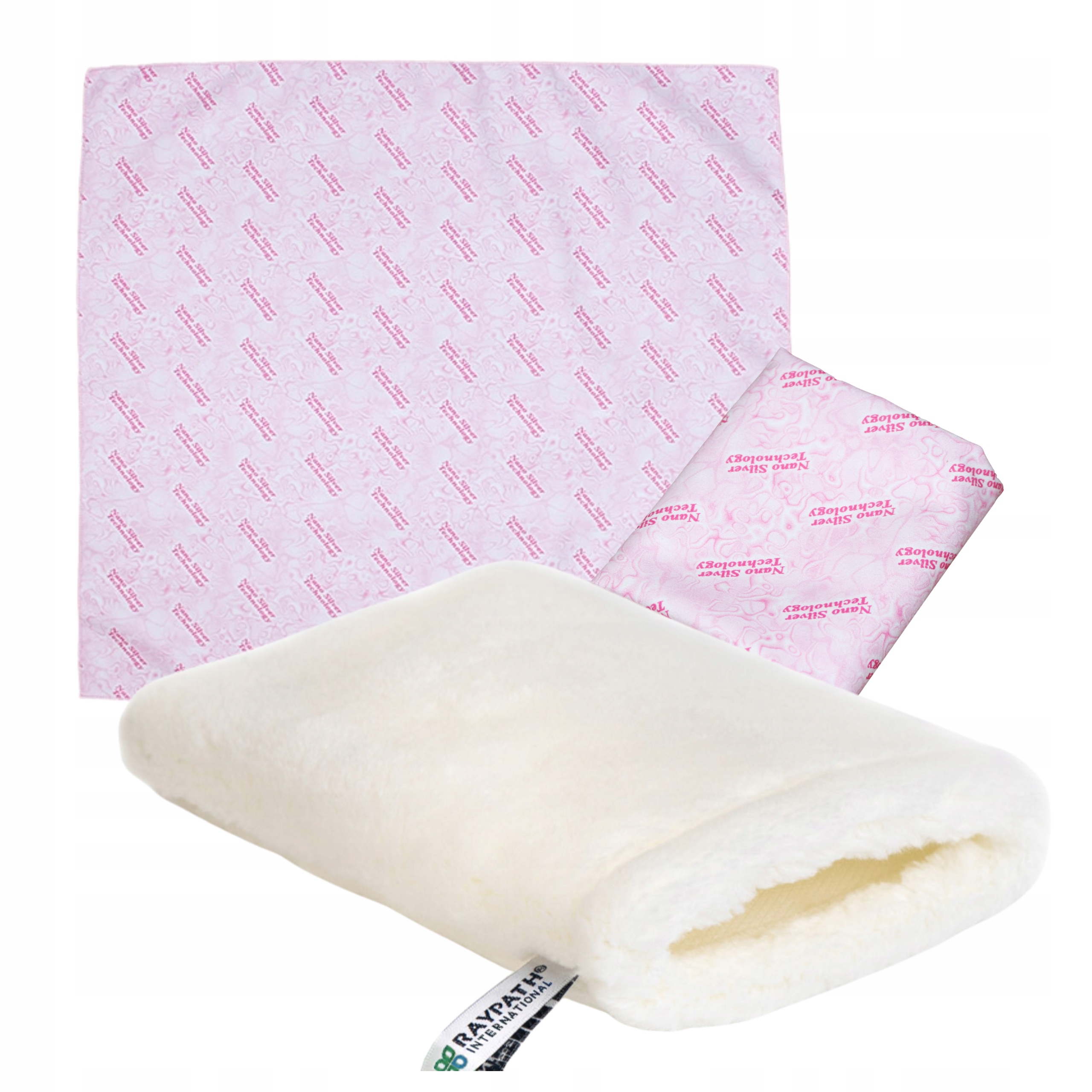 Raypath Sada Rukavice Bílá Nova M Čistící Čistič SunBeam Růžová