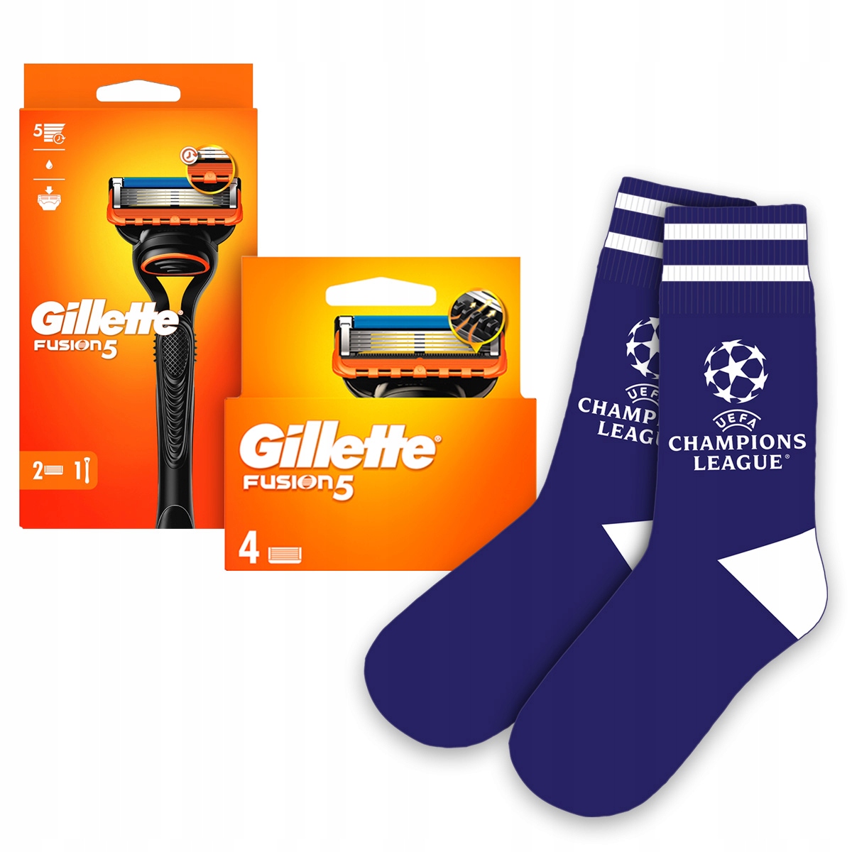 Gillette Fusion5 Maszynka do golenia, 6 ostrzy wymiennych Ucl