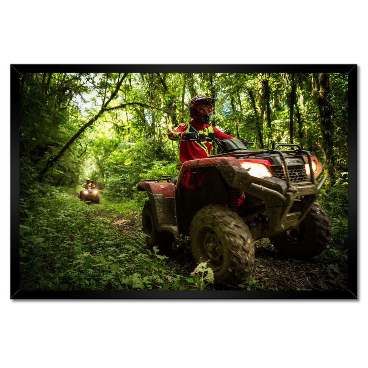 Plakáty v rámu 60x40 Quad Čtyři kolečka Terén