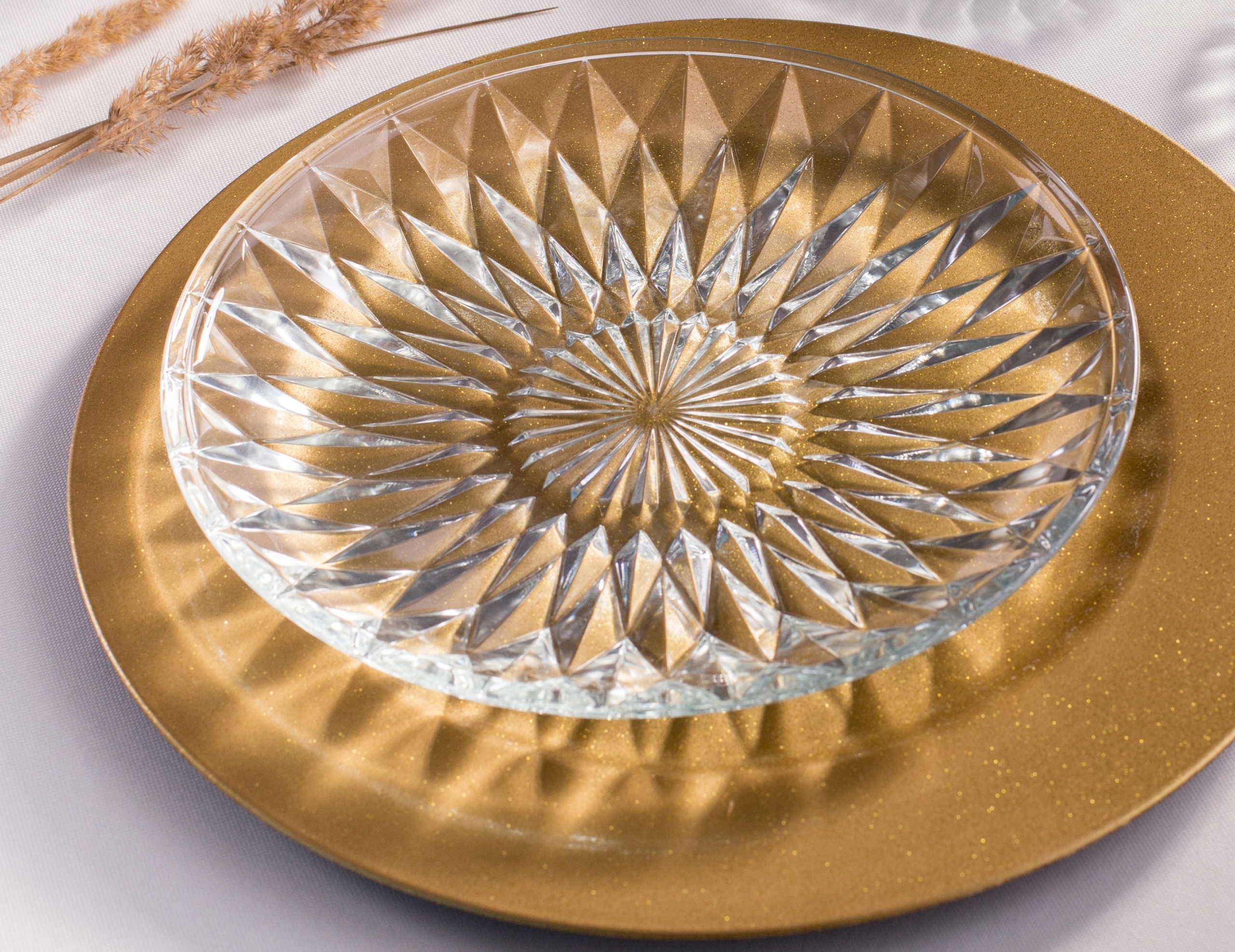 Talerz deserowy szklany na ciasto babeczki Altom Design Stella 24,7 cm Marka Altom Design