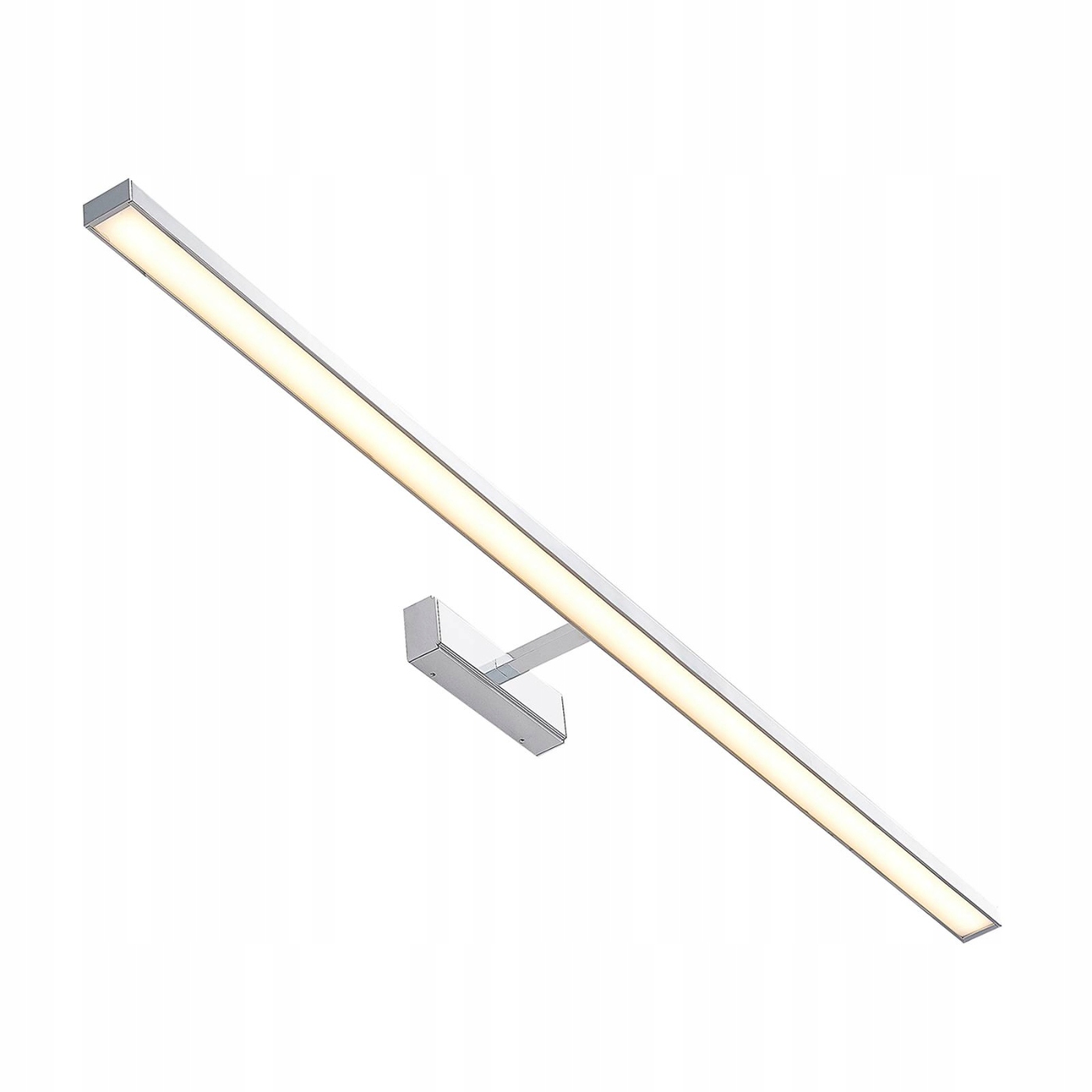 Oświetlenie lustra Led Lindby Jukka, 120 cm, chrom, metal, IP44