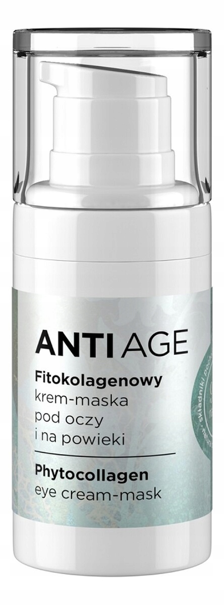 Clochee Simply Nature fytokolagenová krémová maska pod oči a na oční víčka 15 ml
