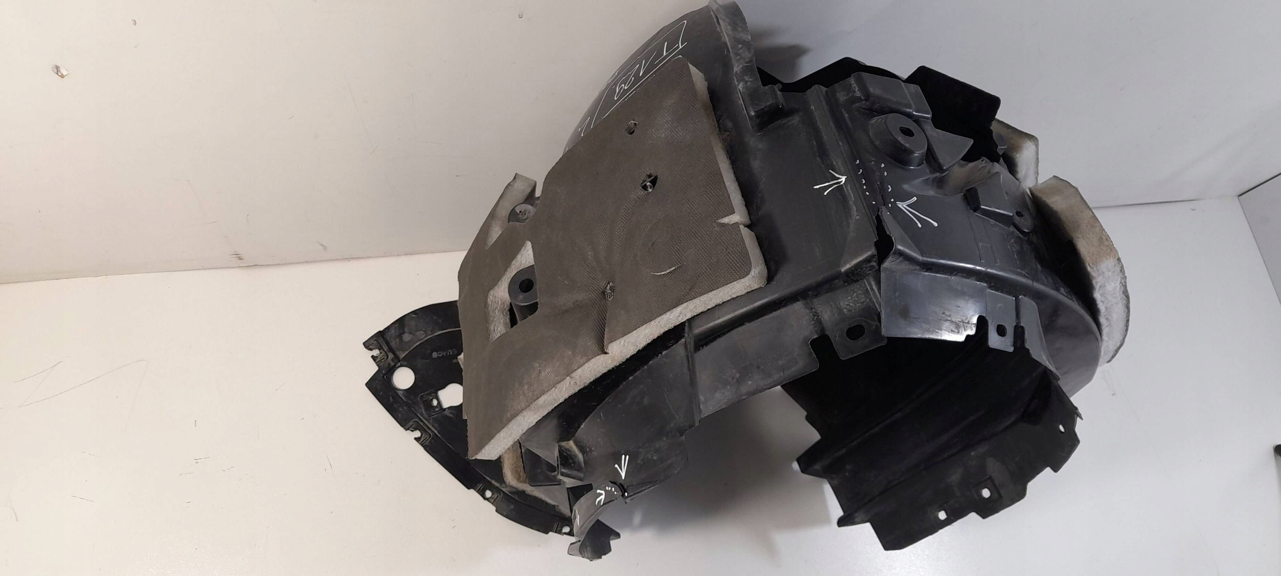 Nissan Qashqai J12 mudguard front left 638416UA0B (T129)
