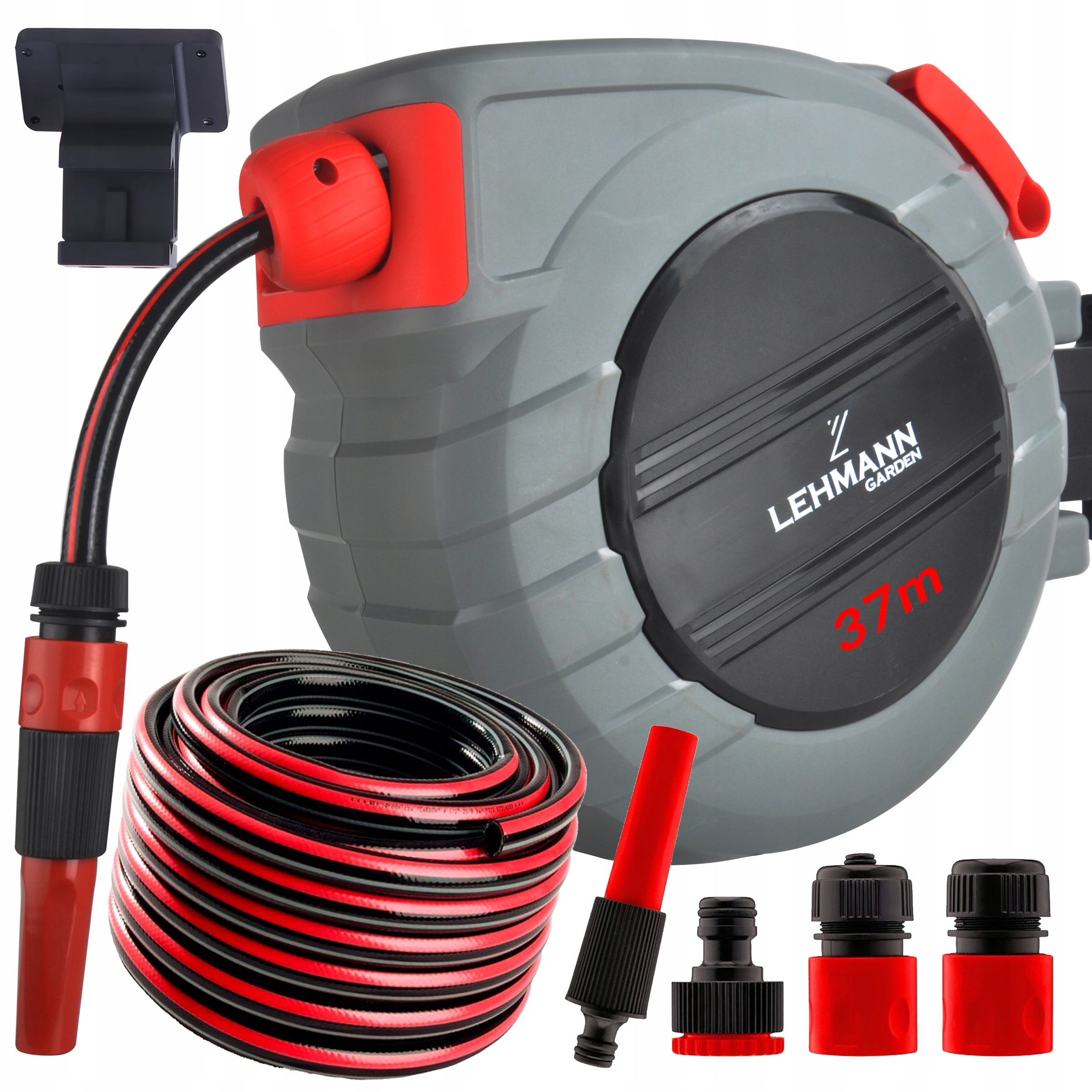 Záhradná Hadica Na Bubne Automatické Navíjanie 3/4 1/2 Navíjač Bubon Hadica 37 m