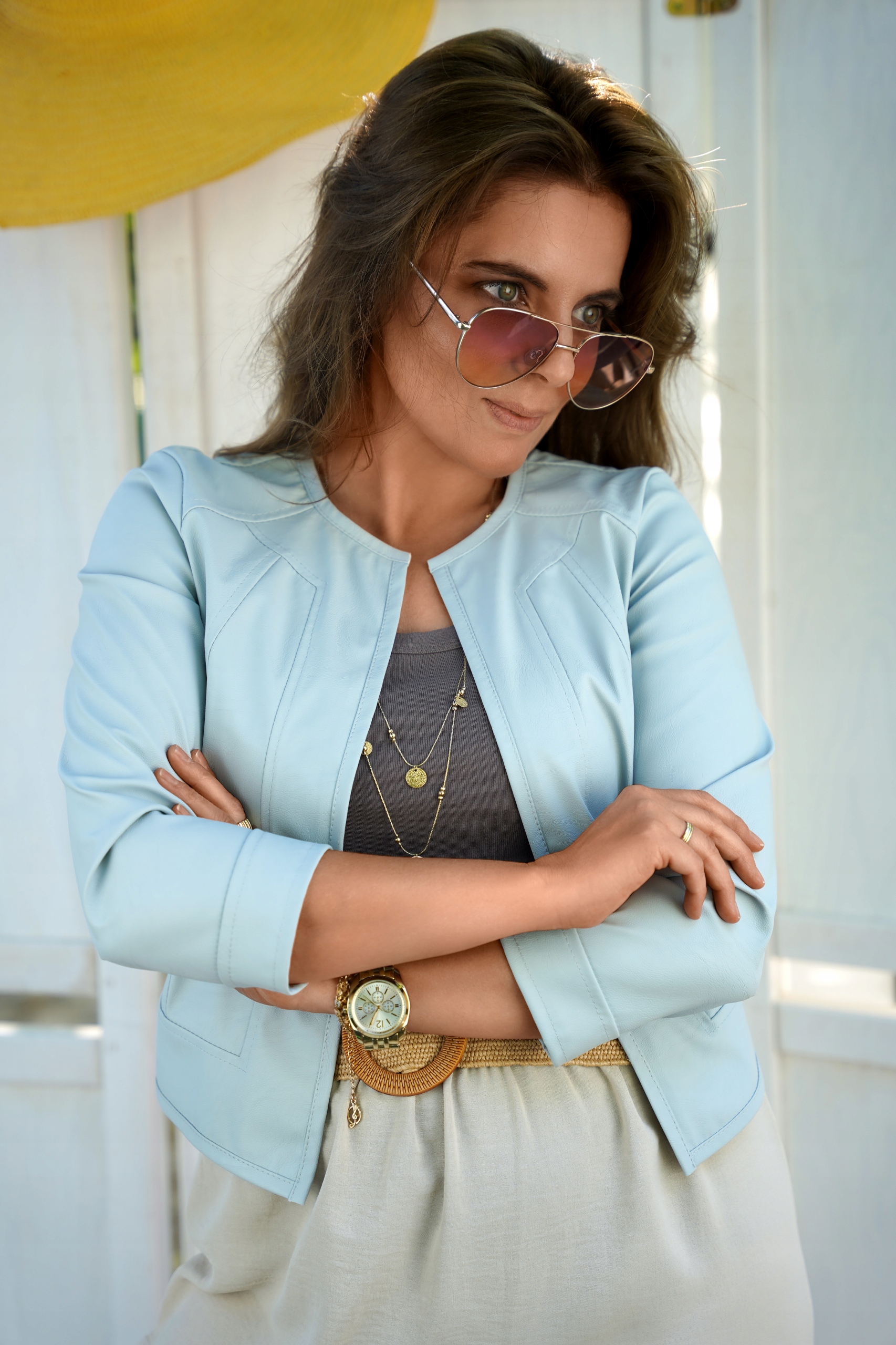 RAMONESKA NARZUTKA ŻAKIET EKO SKÓRA CZARNA 3XL Linia plus size (duże rozmiary)