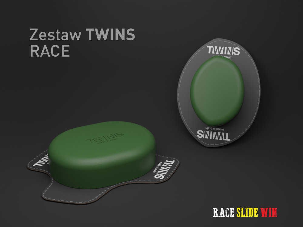 Sada sliderů pitbike Twins Race Champ zelená Dárek