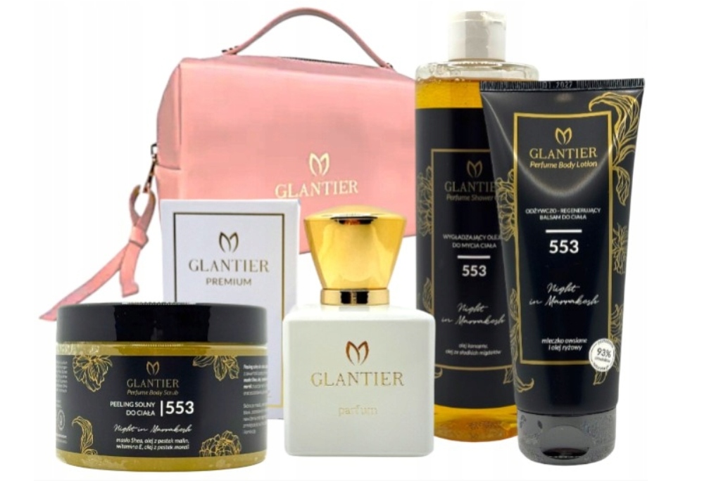 Glantier Sada s kosmetikou pro ni 553: Parfém Balzámový peeling