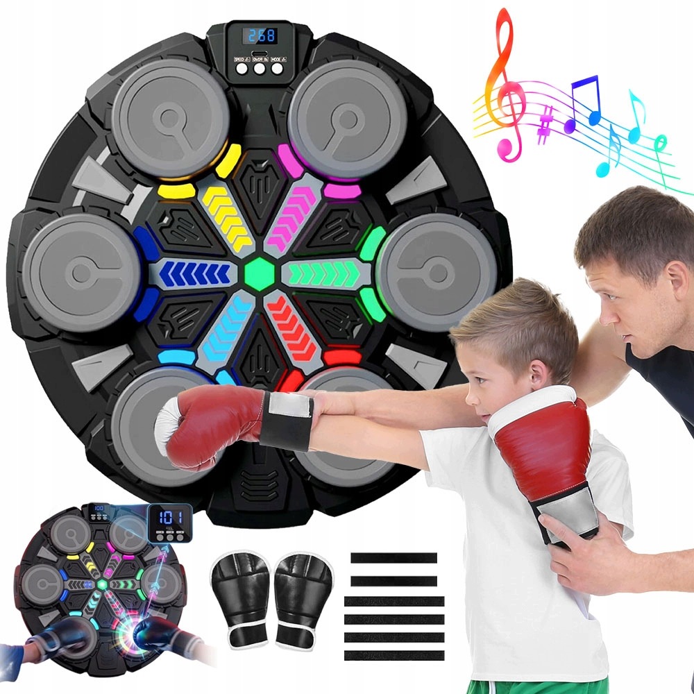 Music Boxing Machine Ściana Bluetooth Bokserska Muzyczna Tarcza Rękawice