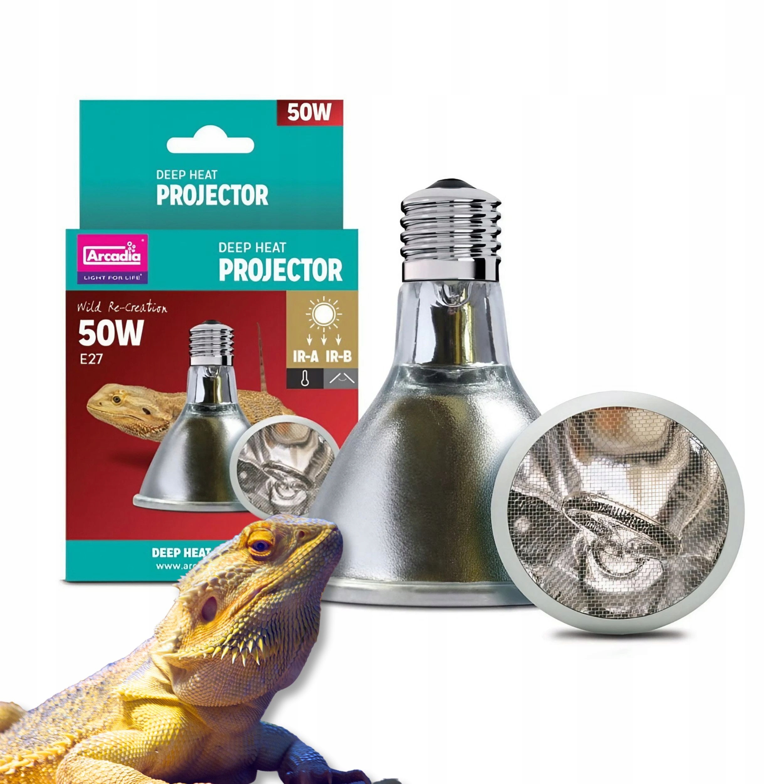 Levně Arcadia Deep Heat Projector 80W zářič tepla, hlubokých tkání