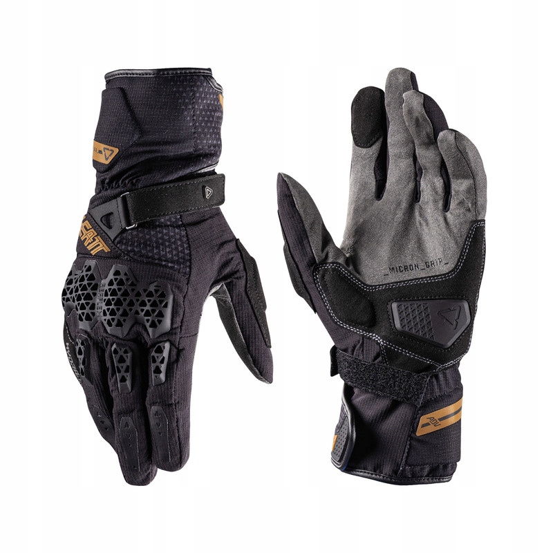 Motocyklové Rukavice Leatt Adv Hydradri 6.5 Stealth Black Grey XL