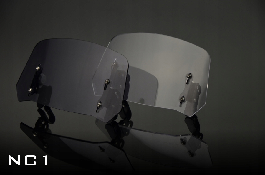 107301 - Мотоцикл дефлектор лобове скло NC5 15x30x17cm Темний