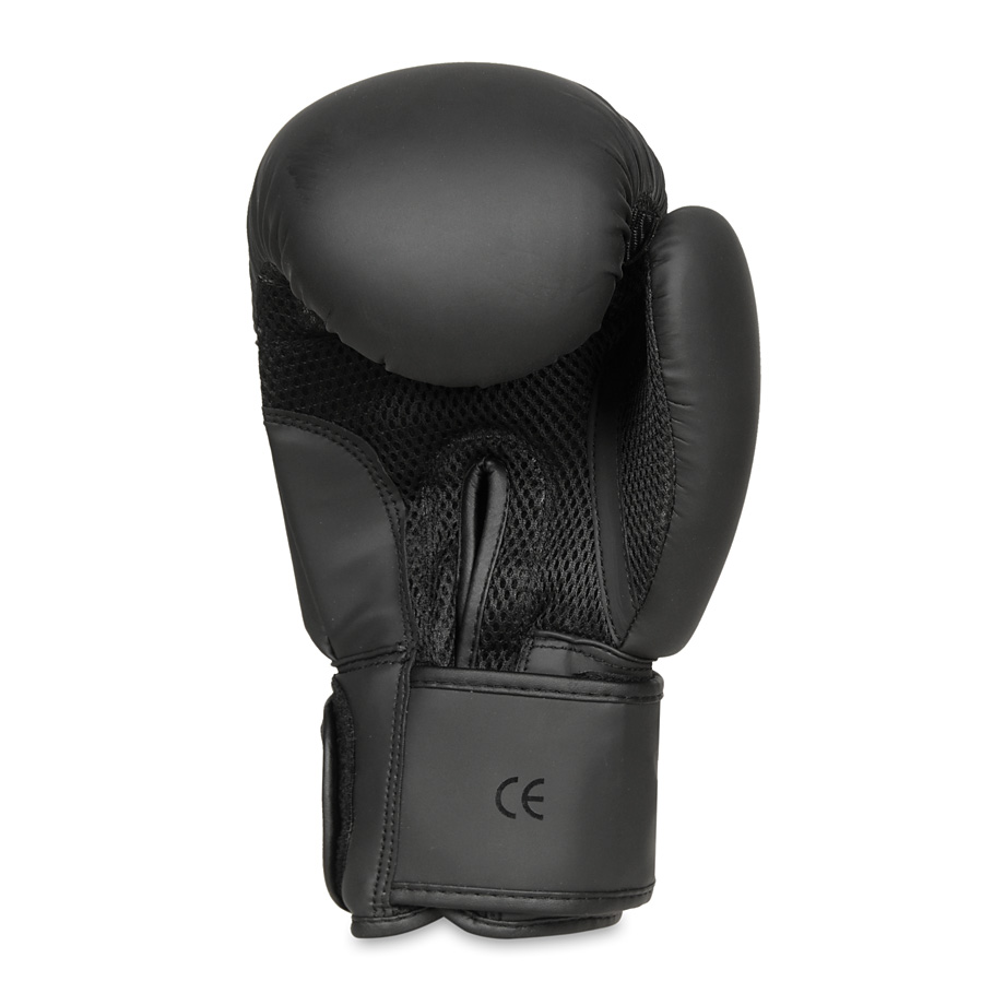 RĘKAWICE BOKSERSKIE SPARINGOWE CZANE MATOWE KICKBOXING TAVER BLACK 16 OZ Kolor dominujący czarny
