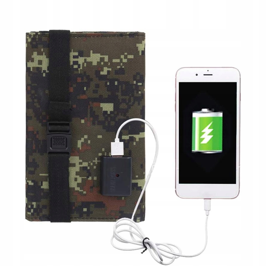 20 W Mini Składana Ładowarka z Panelem Słonecznym Napięcie 5 V