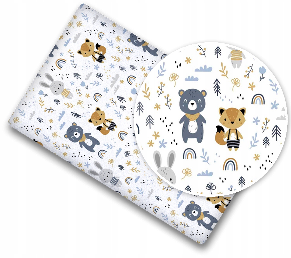 

Prześcieradło Bawełna Materiałowe 140x70 Babymam