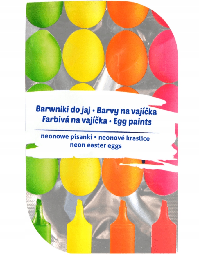 Barwniki Do Jajek Neonowe Pisanki Kolor Wielkanoc