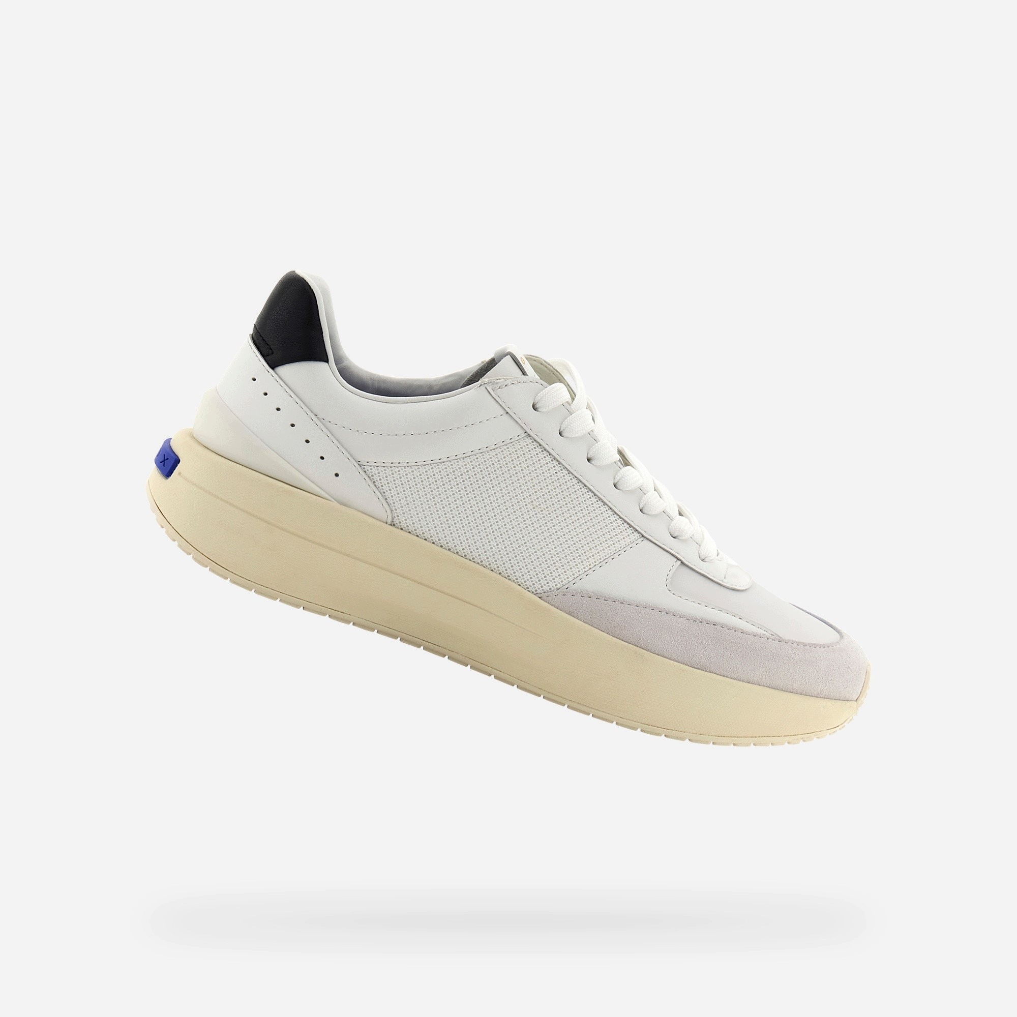 Geox Bílé pánské tenisky Geox Gxrn-01