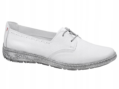 

Półbuty Kacper 2-5237 r.39 Białe Skóra Buty Pl