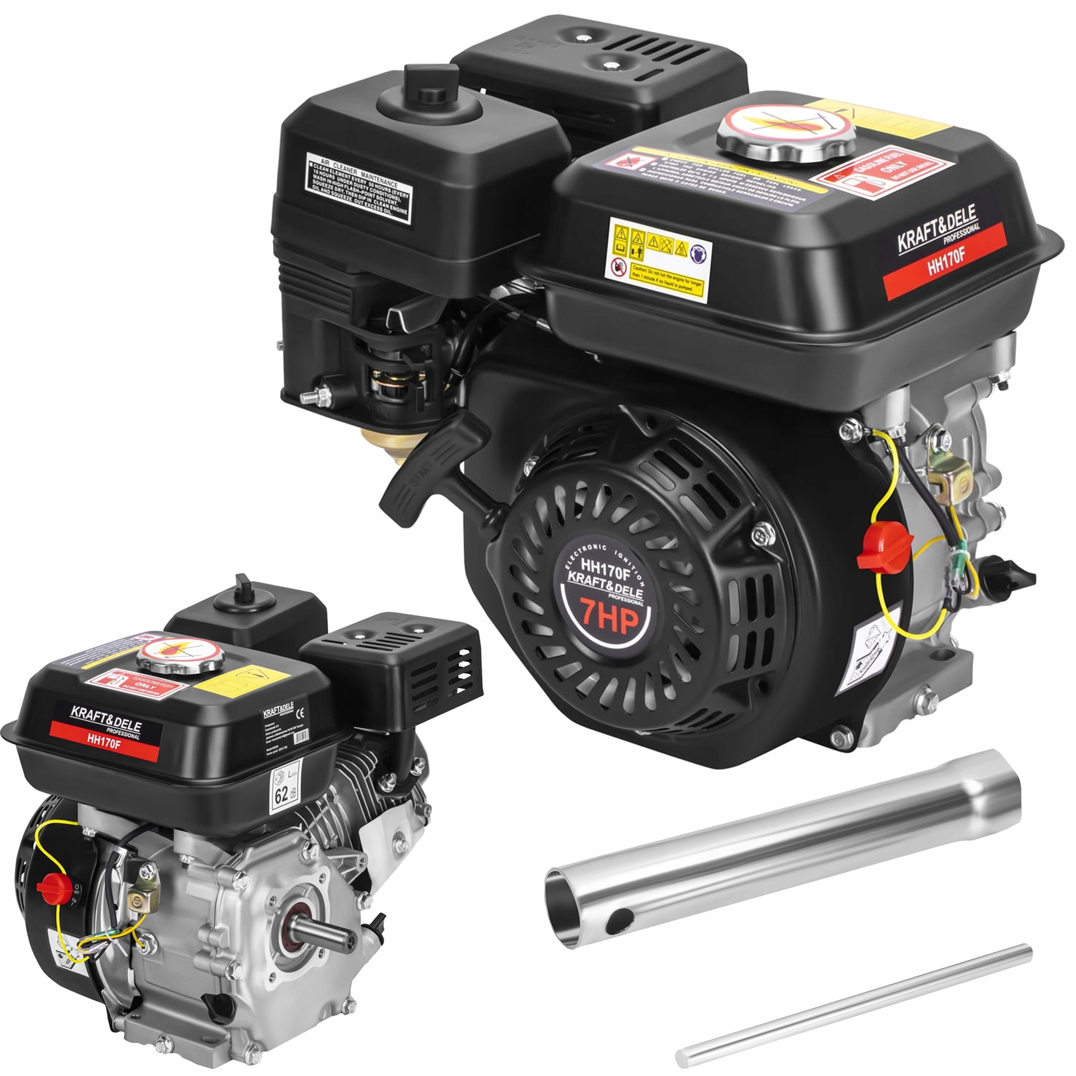 Spaľovací Motor Do Zhutňovačky Agregátu Čerpadla Valček 20 mm 7 Km