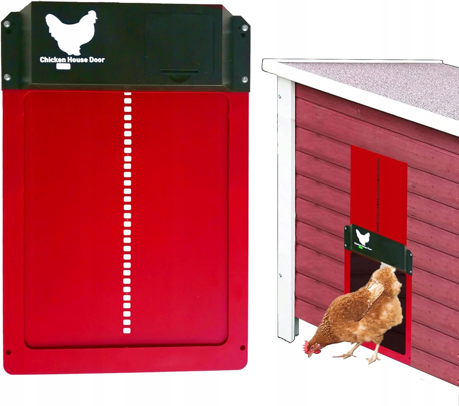 AUTOMATYCZNE DRZWI DO KURNIKA DRZWICZKI DO KURCZAKA CZUJNIK ŚWIATŁA Marka Bedee