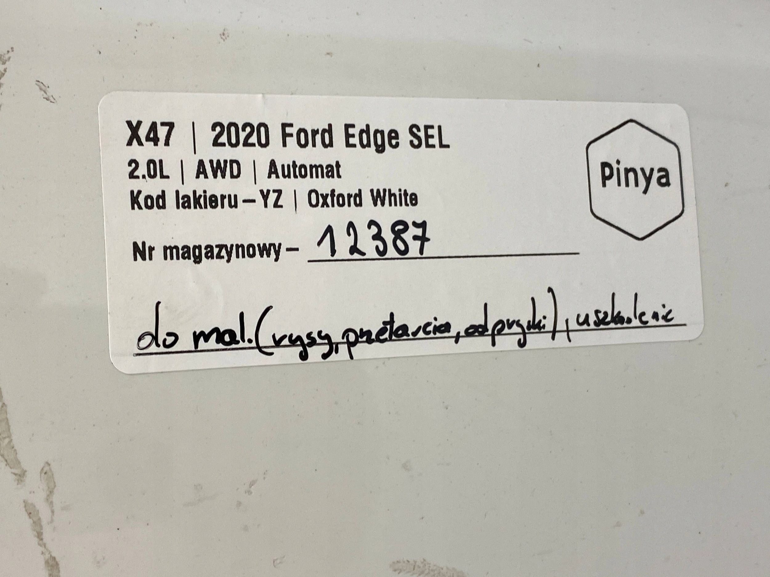 Frontstoßstange Ford Edge II lift 2020+