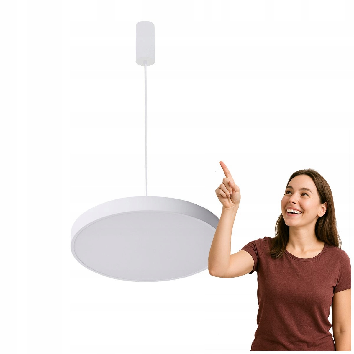 Závesná lampa Orbital 5361-860RP-WH-3 Italux