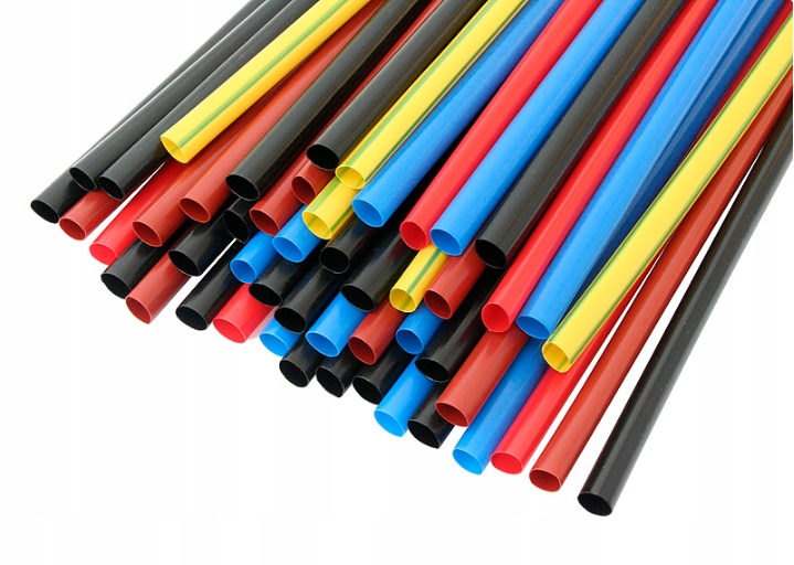 Zestaw rurek Rurki termokurczliwe kolorowe koszulki kablowe 24 szt 5 cm