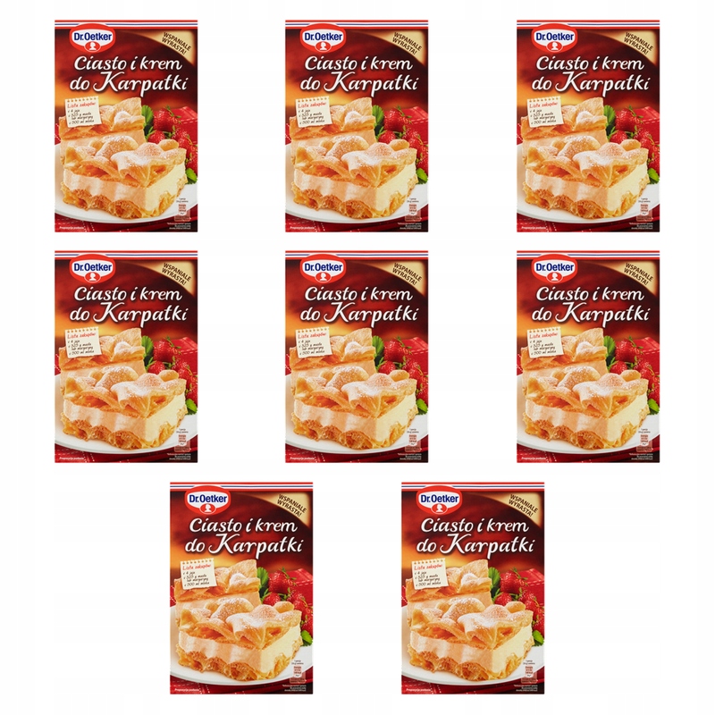 Dr. Oetker Těsto a krém na karpatku 380 g X8