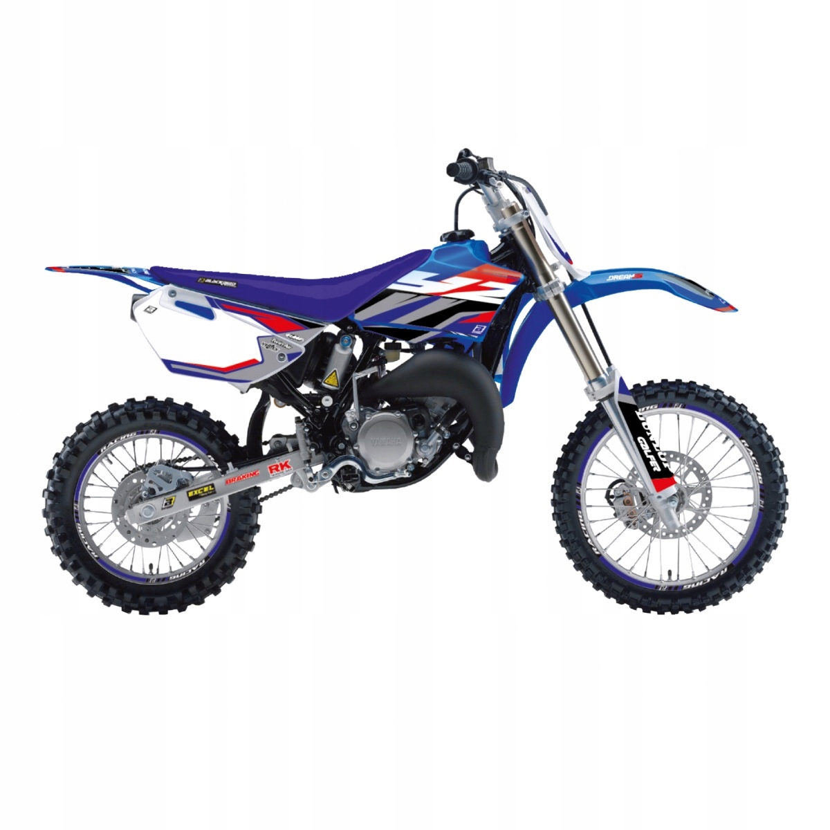 Sada Nálepiek (oklein) Yamaha Yz 85 '02-'14 Dream 5 Modrá Čierna