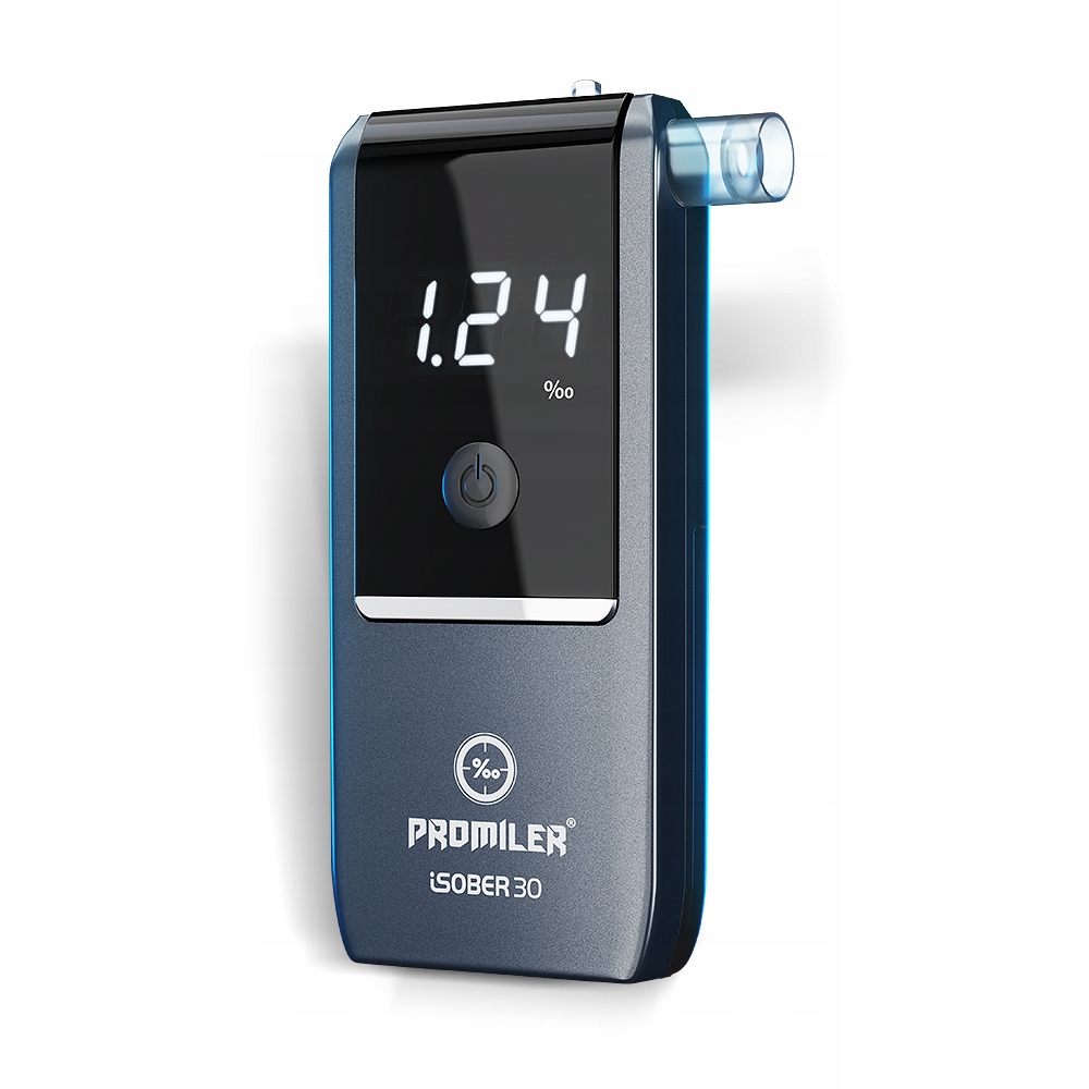 BARDZO DOKŁADNY ALKOMAT ELEKTROCHEMICZNY WYŚWIETLACZ LCD ZESTAW