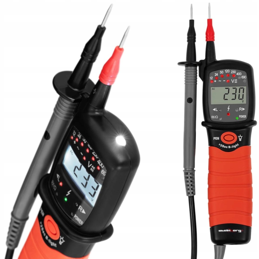 Miernik napięcia Ac/dc zakres 12V 690V LCD