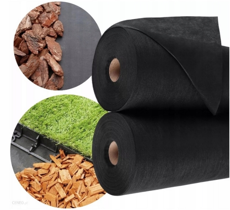 Gruba agrowłóknina agrotkanina wigofil mata na chwasty 100g 1,6m x 20m