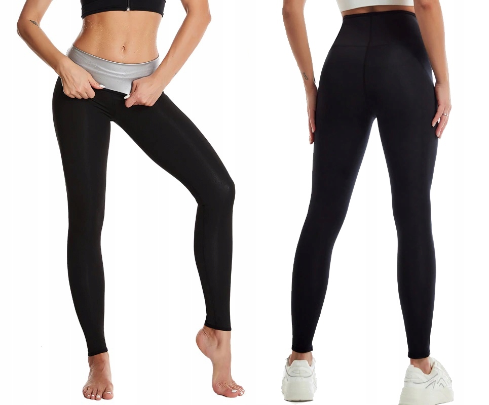 LEGINSY MODELUJĄCE ODCHUDZAJĄCE TERMICZNE L/XL Materiał dominujący poliester