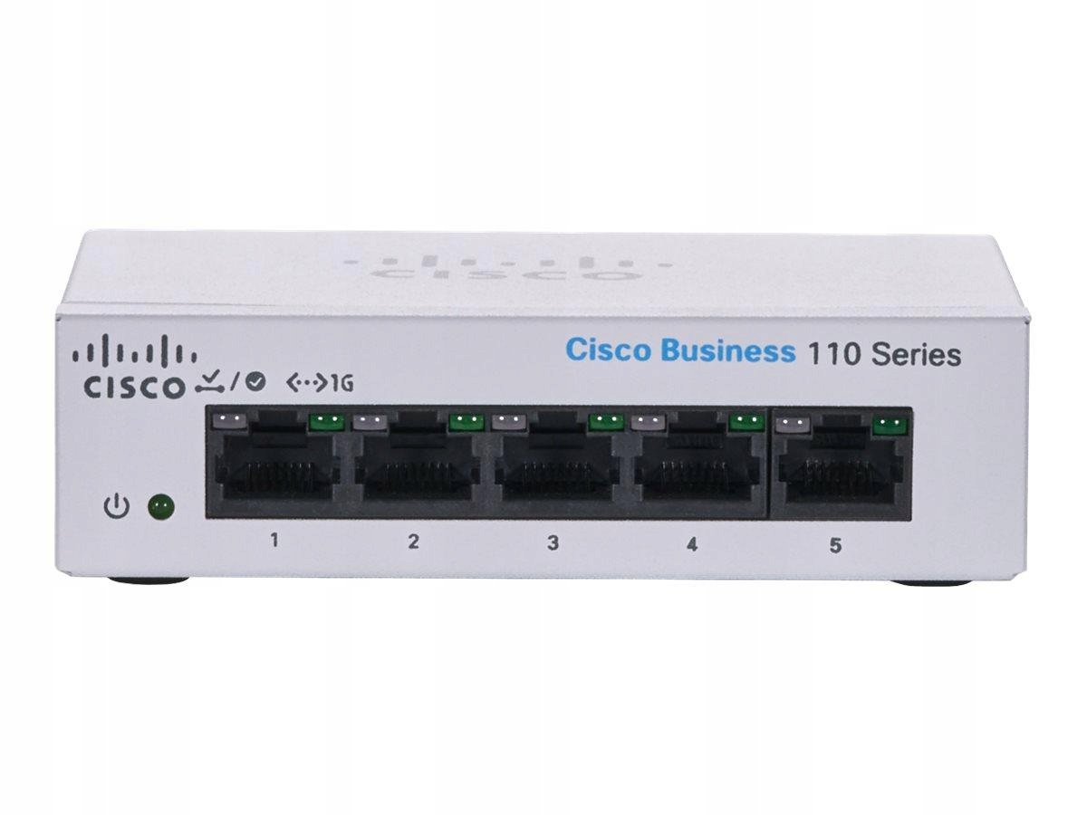 Cisco CBS110 Unmanaged 5-port Ge Desktop Switch