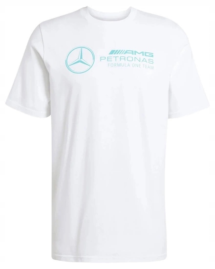 Tričko Mercedes Amg Petronas F1 adidas Graphic Dna bílá vel. L
