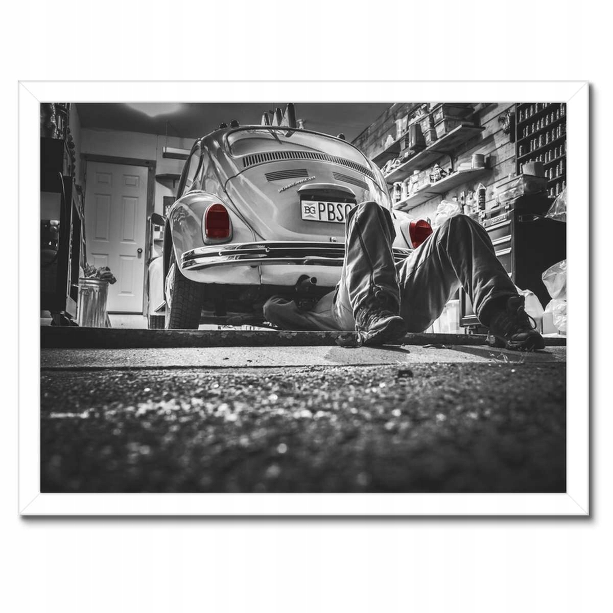 Plakáty v rámu 40x30 Opravuji sám Vw Garbus