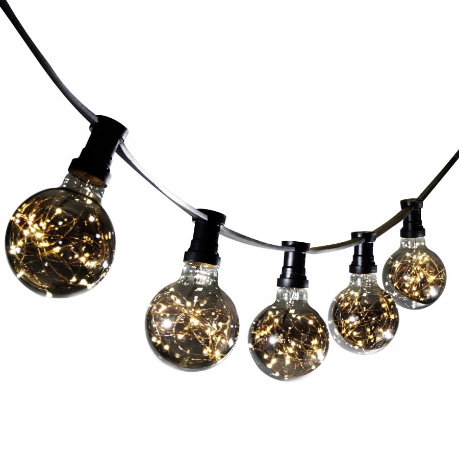 Vonkajšia svetelná girlanda, záhradná na terasu, balkón Dew Drop G95