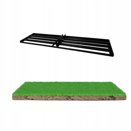 Ręczny niwelator terenu GRABIE 90x30 cm piaskowanie Równiarka Marka inna