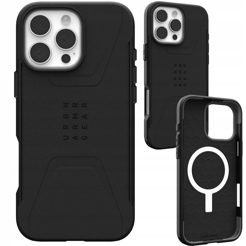 Pouzdro pro iPhone 16 Pro Max, pancéřové pouzdro Uag pro MagSafe zadní kryt obal