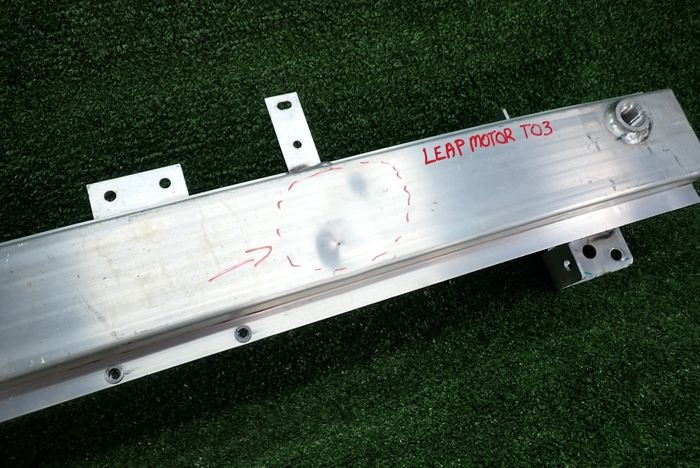 LEAPMOTOR T03 22- výstuha nárazníka predná predok