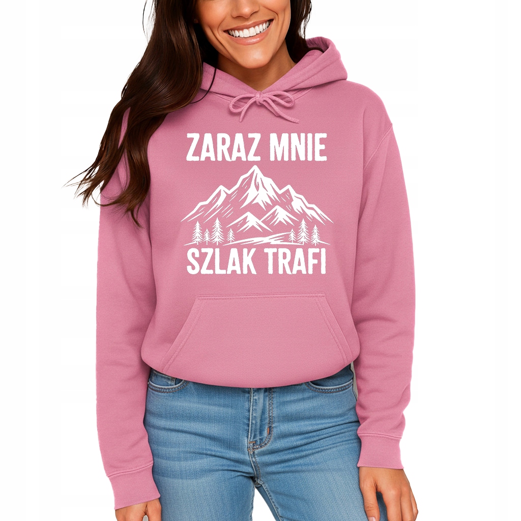 Bluzy Góry Szlak Mnie Trafia Turystyka Natura Wędrówki Damska Nadruk S