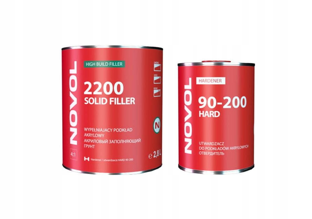 Novol Podklad Solid Filler 2200 2,8 L Sivý+utw 90-200 Kpl