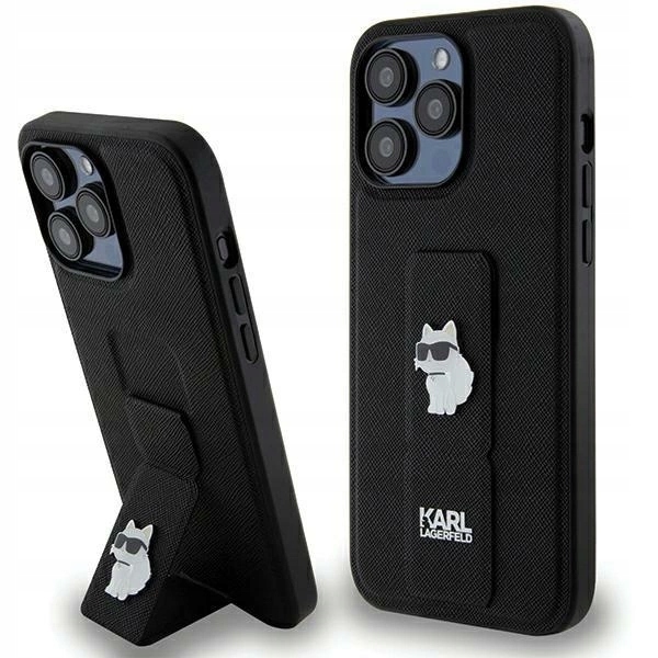 Karl Lagerfeld KLHCP13XGSACHPK iPhone 13 Pro Max 6.7 černý/černý hardcase