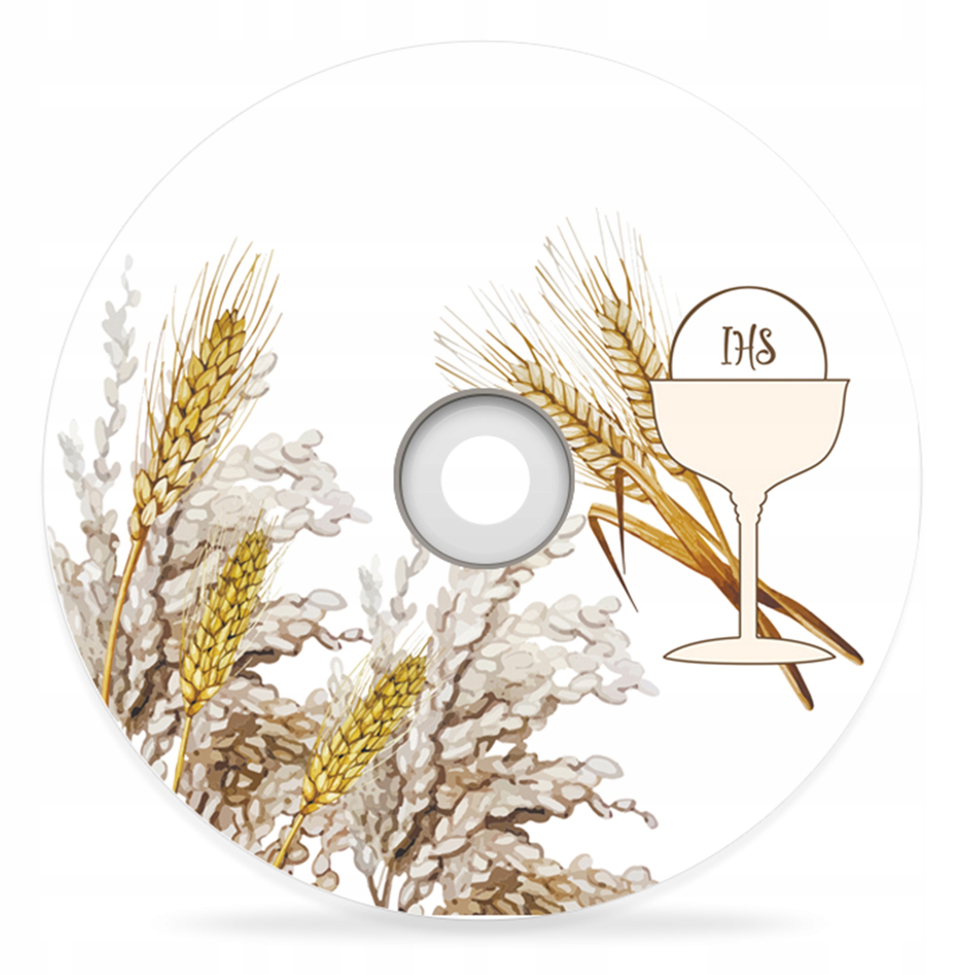

Płyta DVD z nadrukiem Ihs Zboże Komunia