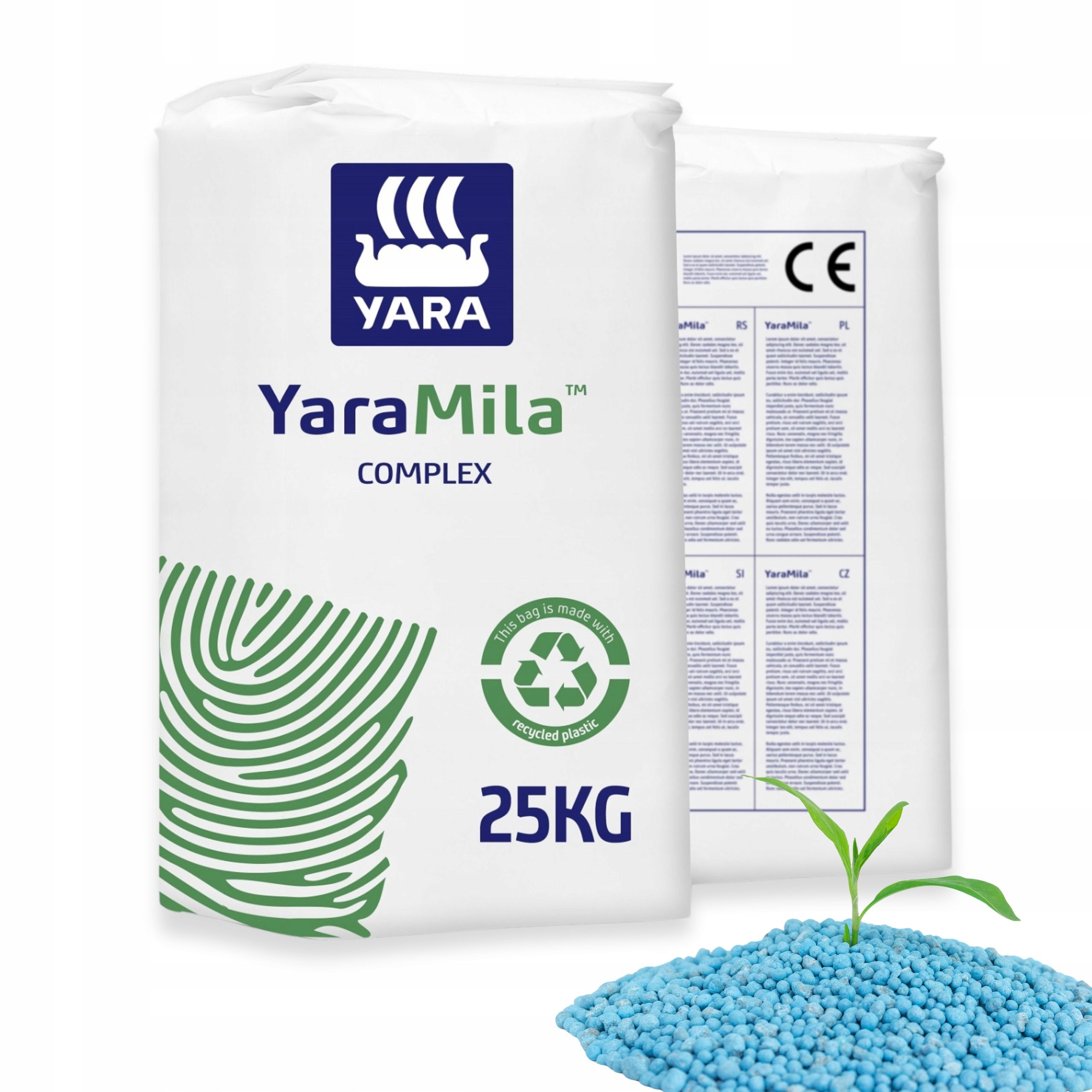 Nawóz wieloskładnikowy Yara Mila Complex 25kg Oryginał rośliny warzywa