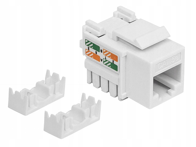 

Gniazdo RJ45 kat.5e Utp typ Keystone styki Lsa