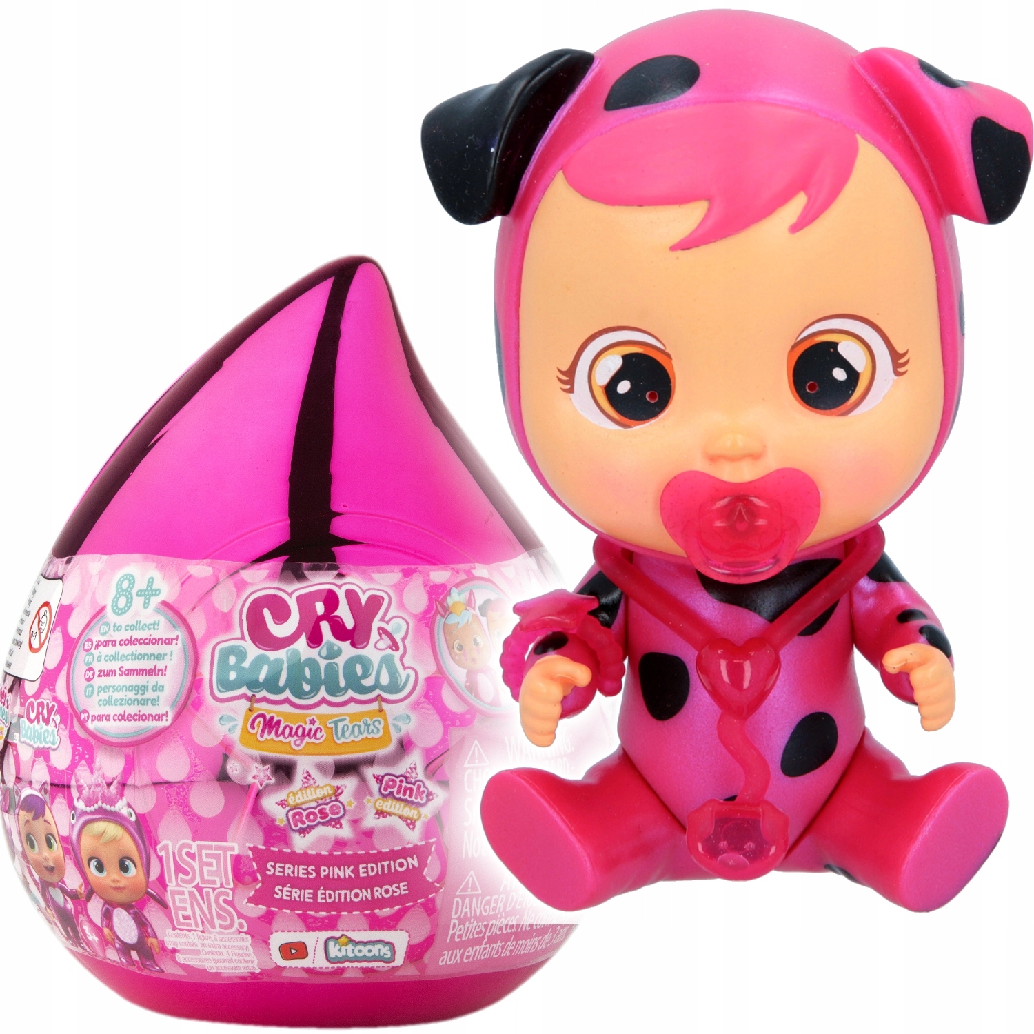 

Cry Babies Magic Tears Pink lalka akcesoria