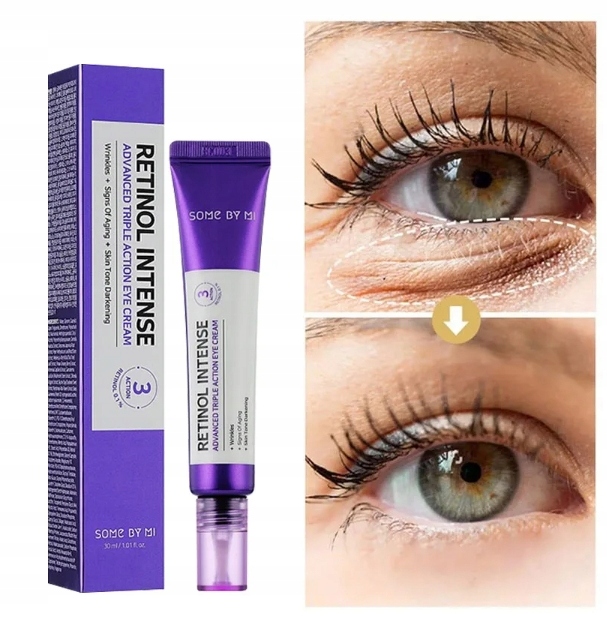 SOME BY MI Retinol Intense Advanced Triple Action Eye Cream 30 ml - Krem pod oczy z retinolem — 10