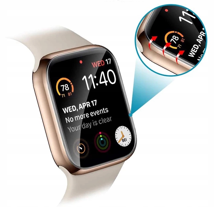 Folia ochronna hydrożelowa do APPLE Watch SE 2022 44mm na ekran 3 sztuki Producent Inna